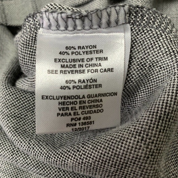 Nat Nast Mens Large Gray Striped Polo Shirt Rayon Polyester Blend Soft - Picture 8 of 12